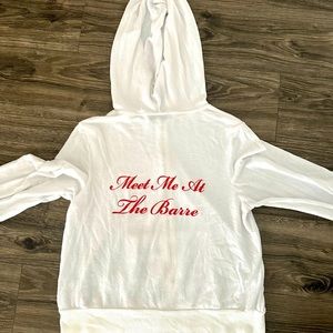 Wildfox White Zip Up Hoodie